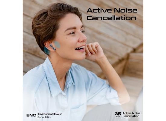 promate Baton High-Definition Hybrid ANC TWS Earbuds with IntelliTouch